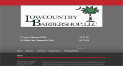 Desktop Screenshot of lowcountrybarbershop.com